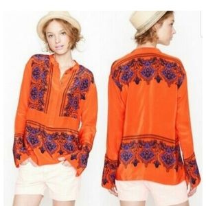 J. Crew Collection Tunic 100% Silk